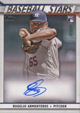 ROGELIO ARMENTEROS  2020 Topps Series 2 BASEBALL STARS AUTO RC ASTROS