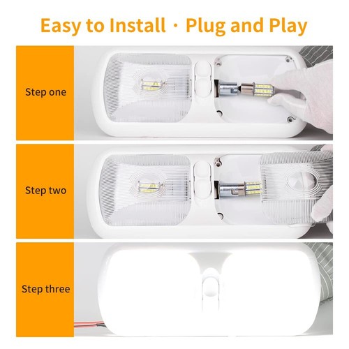RVZONE 1156 1141 1003 7506 BA15S 1383 Led white RV Interior Light | Super Br... - Picture 5 of 6