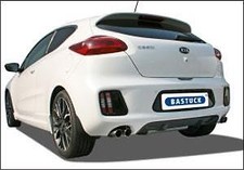 Bastuck Racing Anlage inkl. Kat-Ersatzrohr Kia Pro Ceed u Ceed GT 1.6l je 2x63mm Bastuck Racing Anlage inkl. Kat-Ersatzrohr Kia Pro Ceed u Ceed GT 1.6l je 2x63mm