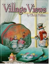 Village Views Book 6 Gladys Neilsen Acrylic Decorative Painting Craft Patterns