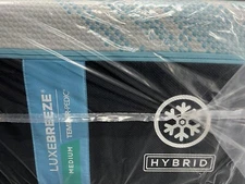 NEW TempurPedic LUXE BREEZE 2.0 HYBRID 2025 QUEEN MATTRESS 10 COOLER CLEARANCE
