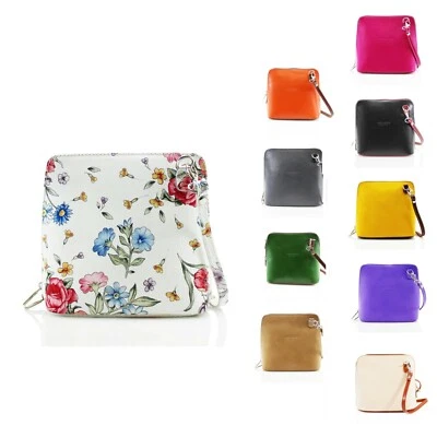 Woman Tassel Real Leather Small Square Messenger Cross Body Shoulder Bag - Image 1 of 4