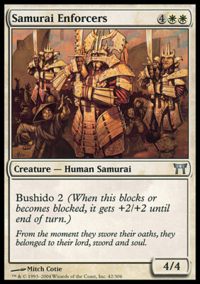 MTG Magic the Gathering Samurai Enforcers (42/317) Champions of Kamigawa LP