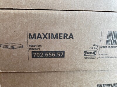 Tiroir IKEA MAXIMERA Blanc 18x24 Pour Armoire SEKTION – Neuf, Réf. 002.656.65