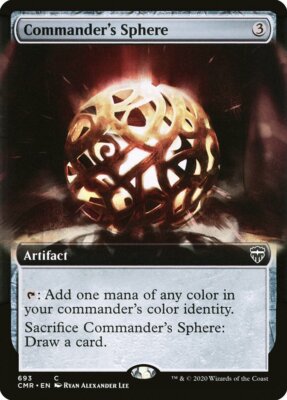 MTG *Commander's Sphere Extended Art X1* (NM) Commander Legends Magic Free Ship