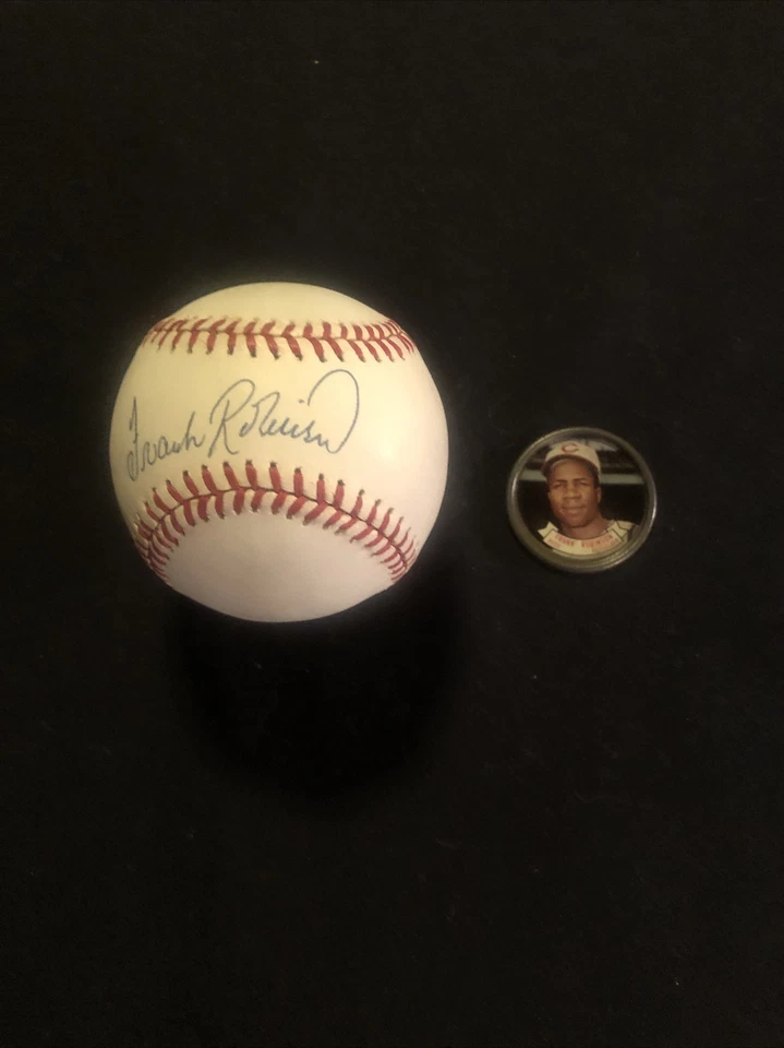 🔥Frank Robinson🔥Singed⚾️SALE💣HOF✨MVP-Both Leagues✨1st BLK MGR 🌟1st💵$107🧨💰 - Image 2 of 4