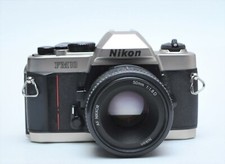 Nikon FM-10 SLR Film Camera W/50mm AF/MF F1.8D Lens 3534866