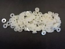 NYLON WASHER / SPACER SET OF (200) WHITE 3/4"