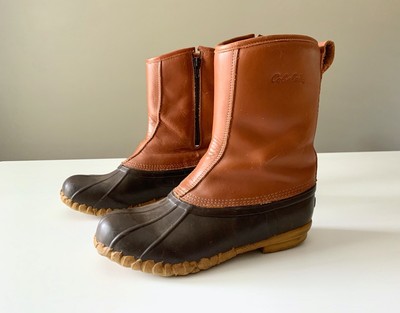 mens zip up duck boots
