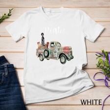 Womens German Shorthaired Pointer Dog Gift with Vintage Pick Up Unisex T-shirt