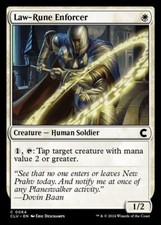 MTG Magic the Gathering Law-Rune Enforcer (64/289) Ravnica Clue Edition LP