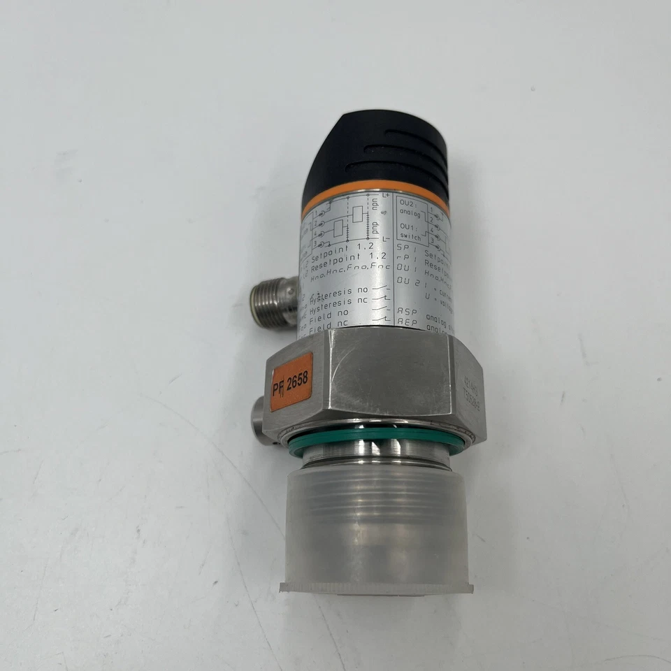 IFM PF2658 COMBINED PRESSURE SENSOR, QUICK DISCONNECT  New Without Packaging - Image 3 of 4