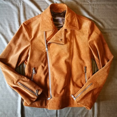 brioni leather jacket