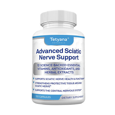 Tetyana Naturals Advanced Sciatic Nerve Support - Nerve Health, Anti-Infammatory