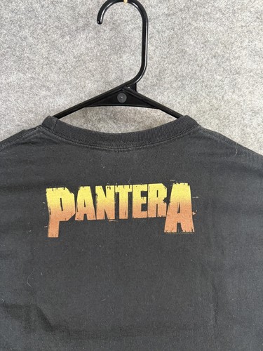 Pantera Shirt Men's Small Black Do Not Mess With Me Graphic Band Tee - Picture 6 of 7