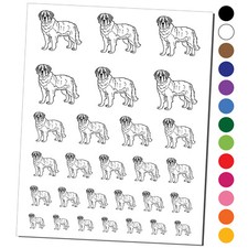 Gentle St. Bernard Pet Dog Temporary Tattoo Water Resistant Set