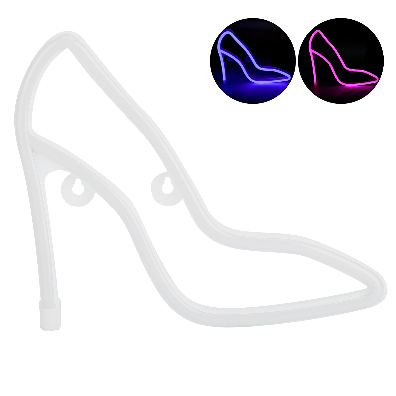 LED Neon Sign Lamp High Heeled Shoe Neon Light For Festival Party KTV