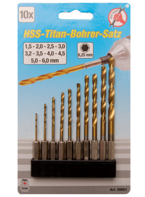 A095204 | Set Punte Per Trapano Dormer In HSS-TiN, Da 1mm A 13mm, 25 - Foto 8