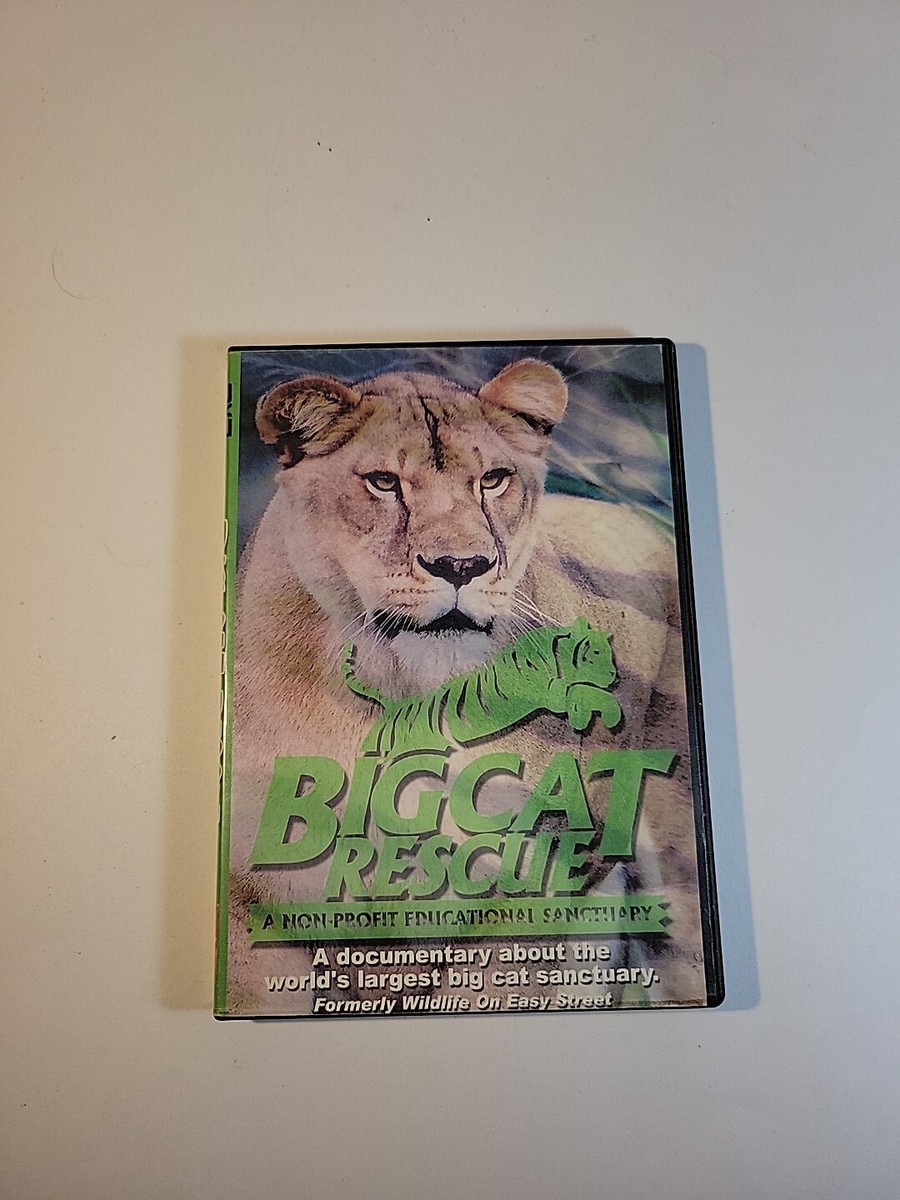 RARE Big Cat Rescue Wildlife DVD