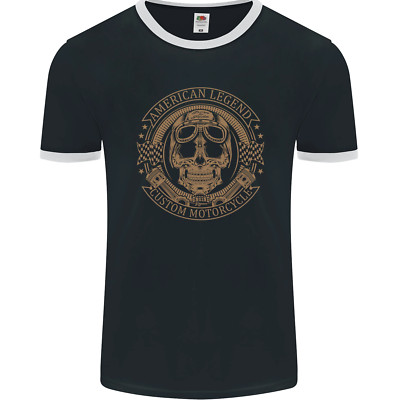 American Legend Biker Motorrad Motorbike Herren Ringer T-Shirt FotL