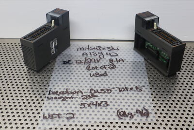 Mitsubishi A1SY42 Output Modules DC12/24V 0.1A Used With Warranty (Lot of 2)