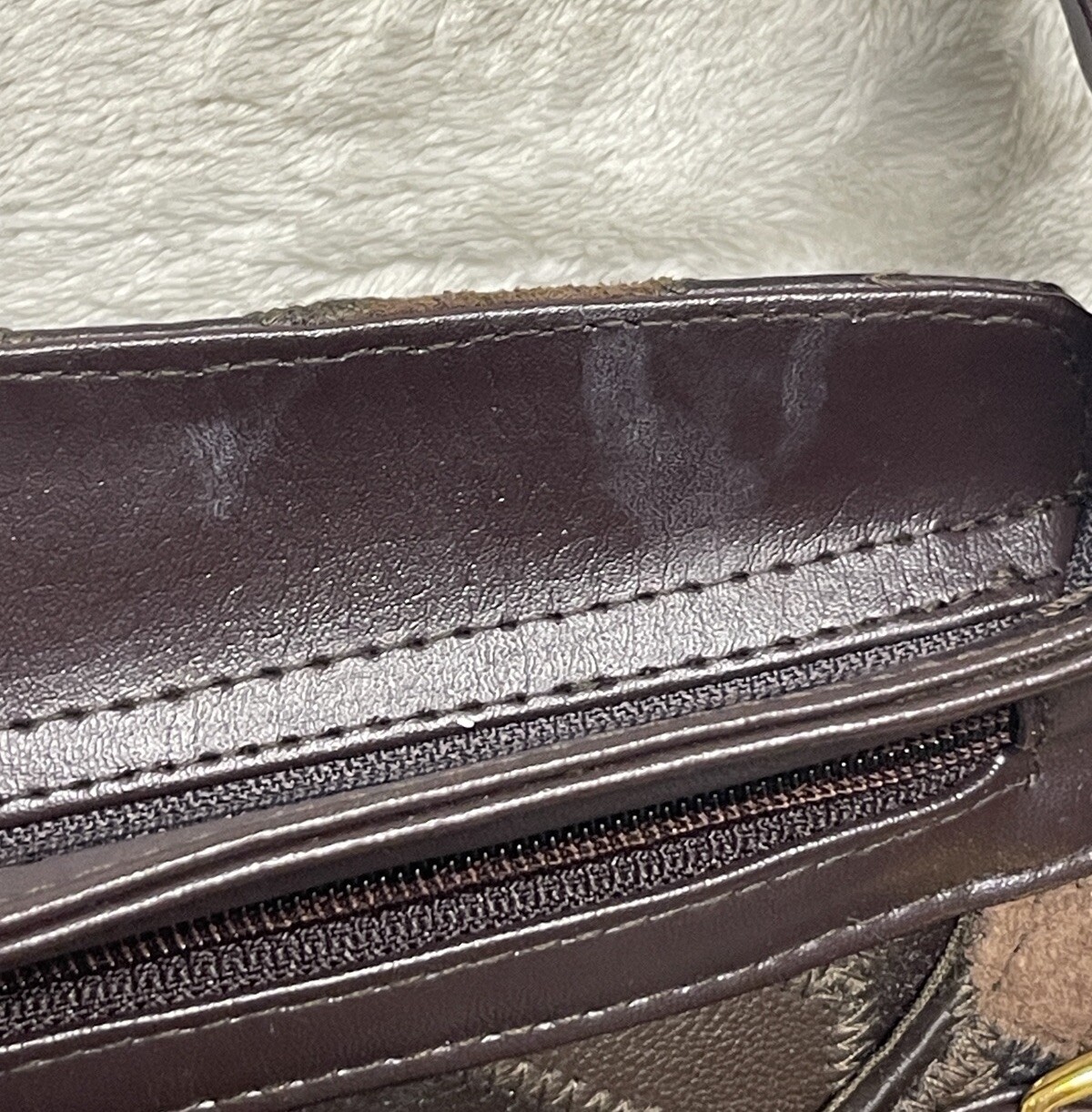 La Covina Patchwork Leather Crossbody/Shoulder Ba… - image 24