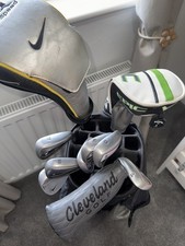 Nike Golf Clubs FULL SET Right Hand Callaway 3-Wood Cleveland Putter PING Bag
