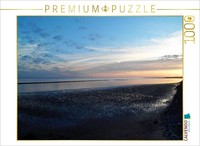 Calvendo Puzzle Sunset Over The Wadden Sea | 1000 Pieces, Finished Size 25.2 × 1