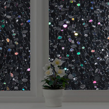 Lemon Cloud Total Blackout Window Film Vinyl Clings Stained 3D Decorative