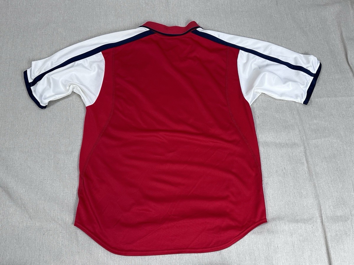 Vintage Nike Arsenal FC Dreamcast Football Soccer Jersey 2000 Y2K