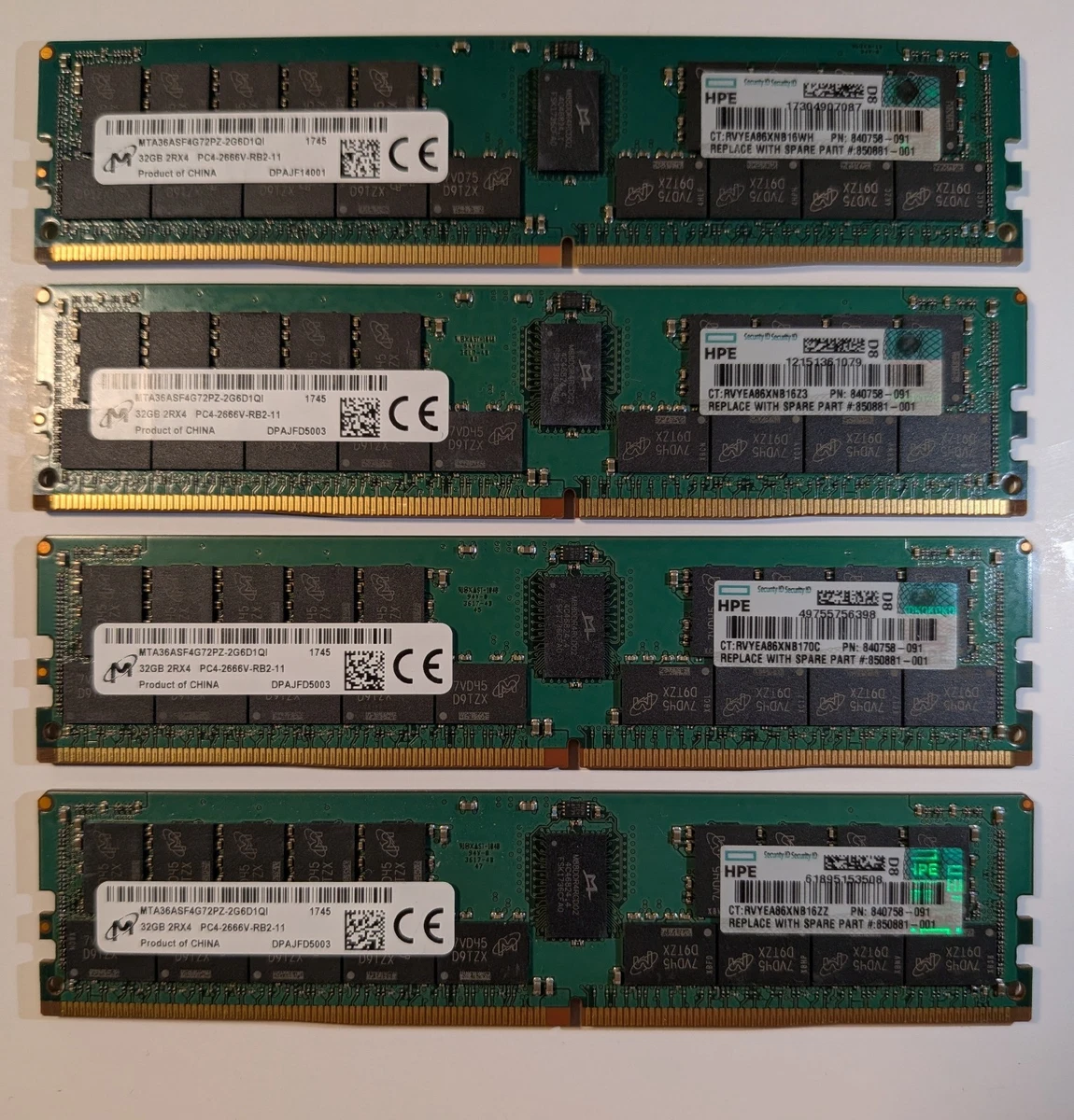 Preços baixos em Memória DDR4 SDRAM HPE (RAM) 288 Pinos | eBay