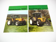 Renault 421 M - 921-4 S Traktor 2 Prospekte Programm Technische Daten ca. 1981