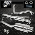 STAINLESS CATBACK EXHAUST SYSTEM 4"TIP MUFFLER FOR 97-01 HONDA PRELUDE BB6 H22A4