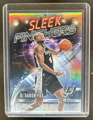 2025 Topps Chrome De'Aaron Fox Refractors (RAW)