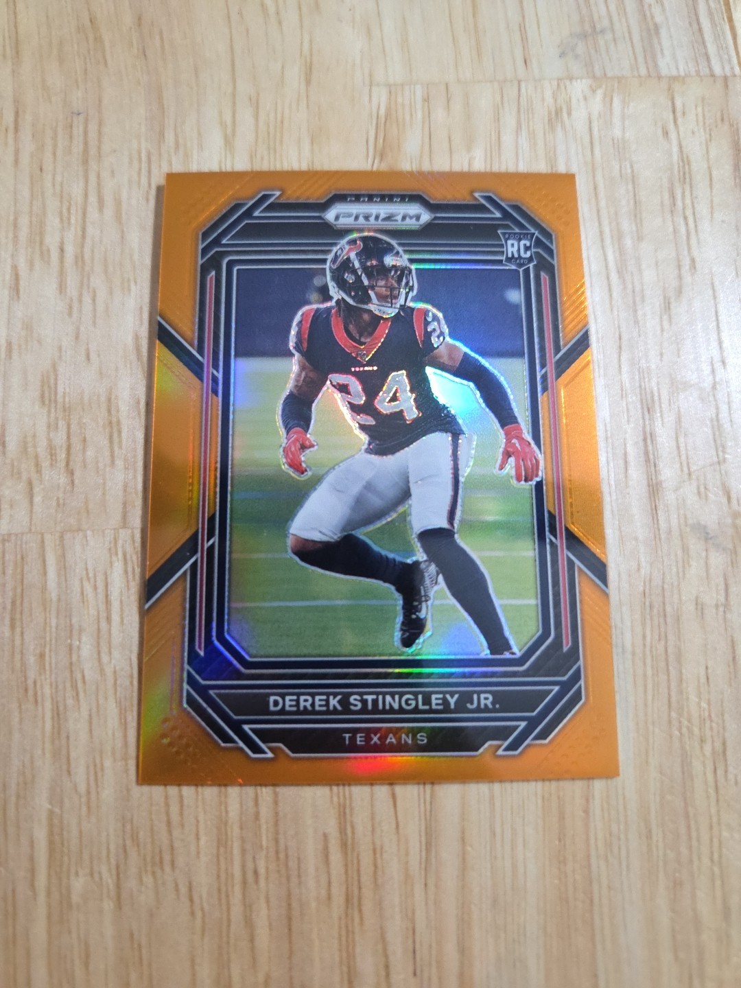 2022 Prizm DEREK STINGLEY JR Orange Prizm /249 #369 Rookie Card RC Texans SP