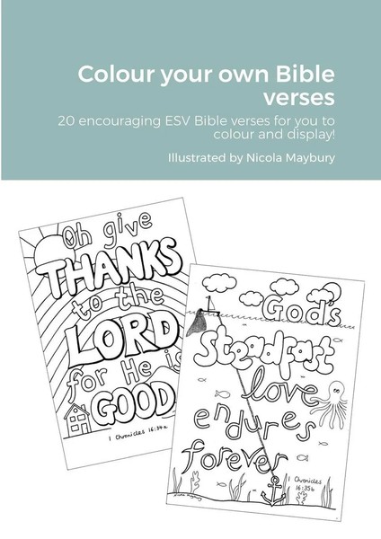 Colour Your Own Bible Verses | Nicola Maybury | Taschenbuch | Englisch | 2020-image