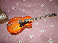 Vintage ca 1970 Framus Missouri 03302 17" Archtop Electric Guitar SWEET
