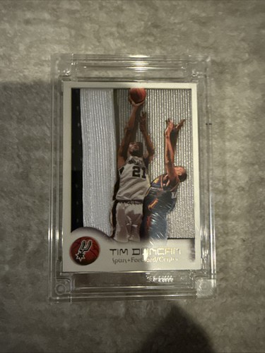 2024-25 Jersey Fusion Rookie Edition Tim Duncan Game Used Logoman Patch 1/1 HOF 
