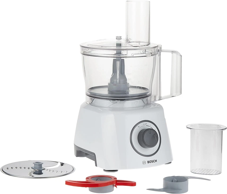 Bosch MultiTalent 3 MCM3100WGB Compact 700 W Food Processor - White  - Image 3 of 4