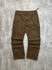 Vintage Dickies Canvas Workwear Brown Carpenter Pants Size 35