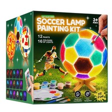 Toyzey Arts and Craft Kits for Kids Age 6 7 8 9 10 11 12, DIY Football Lamp