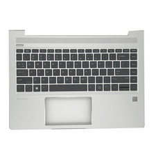 For HP Probook 440 445 G6 440 445 G7 Palmrest Non-Backlit Keyboard L44589-001