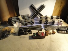 Lot 45 Vtg American Flyer Train Track S Straight/Curve/Crossover- 2-SWITCHES