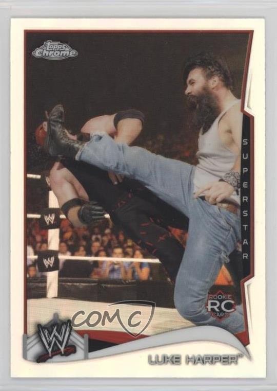 2014 Topps Chrome WWE Refractor Mr Brodie Lee Luke Harper #30 0o5t
