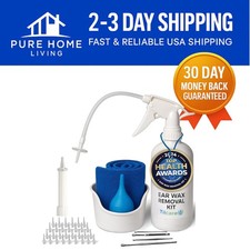 Safe Ear Wax Removal Tool Kit: Perfect for Kids and Adults - 30 Disposable Tips