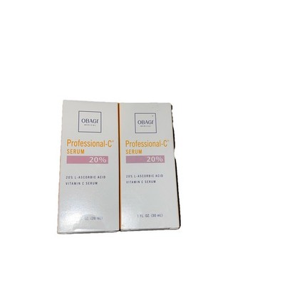 2 Obagi Professional-C Facial Serum 20% Total 30 ml Full Size 1oz 2 Boxes Sealed