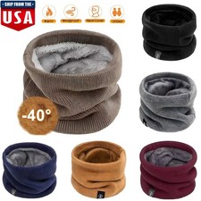 Winter Outdoor Warm Scarf Thickened Warm Double-layer Insulation Men Wome US