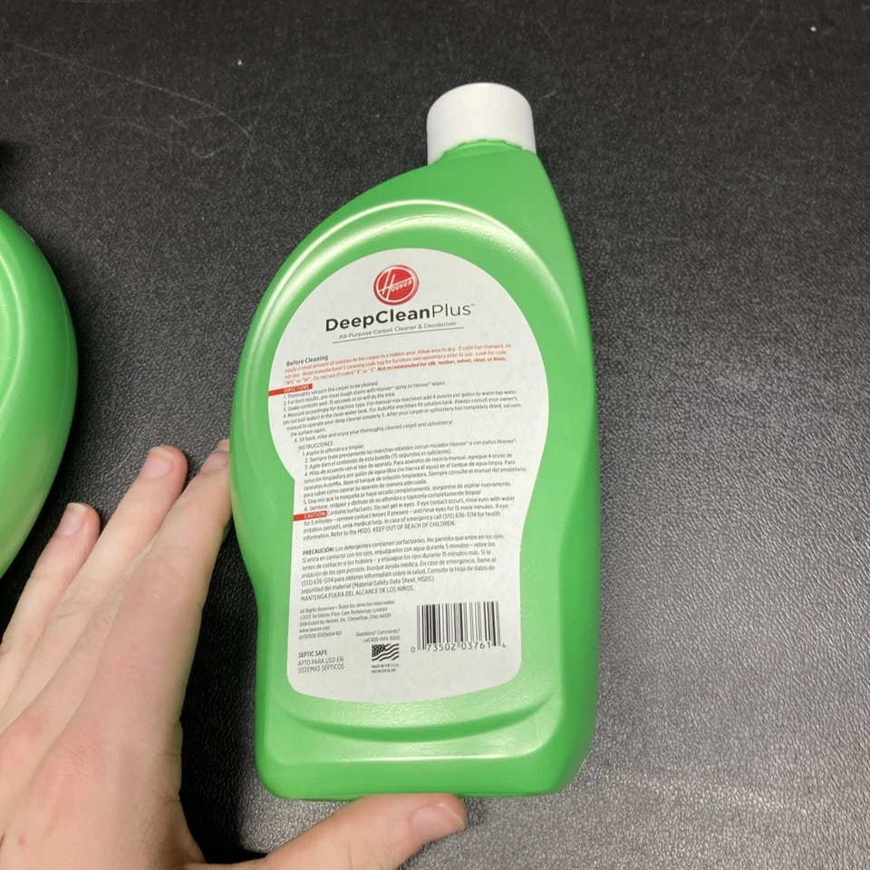 Limpiador de alfombras multiusos 2 Hoover Deep Clean Plus concentrado sin fragancia Foto 2 de 3