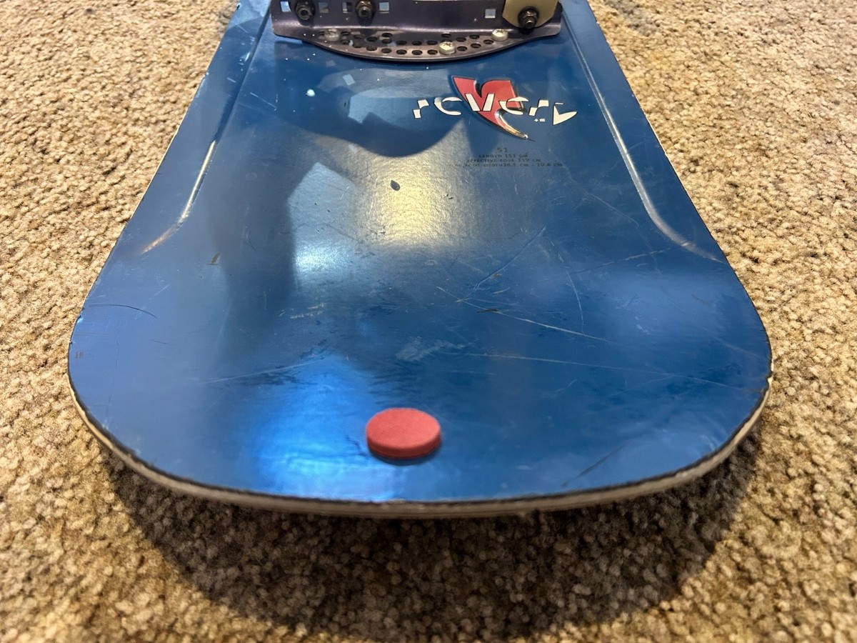 Vintage Morrow Revert +M Blue Snowboard 151cm Original Bindings