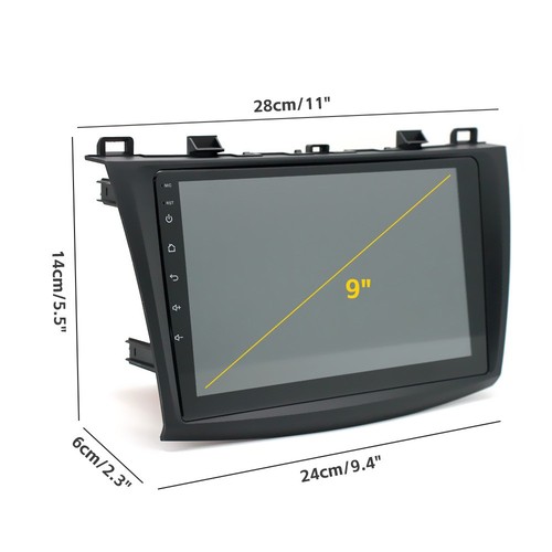 Car Stereo For Mazda 3 2010-2013 w/ Apple Carplay Android Head Unit GPS Navi AU - Picture 12 of 12